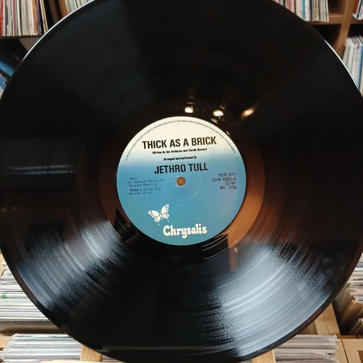 JETHRO TULL プログレッシブ みょうばん LP 【公式通販】