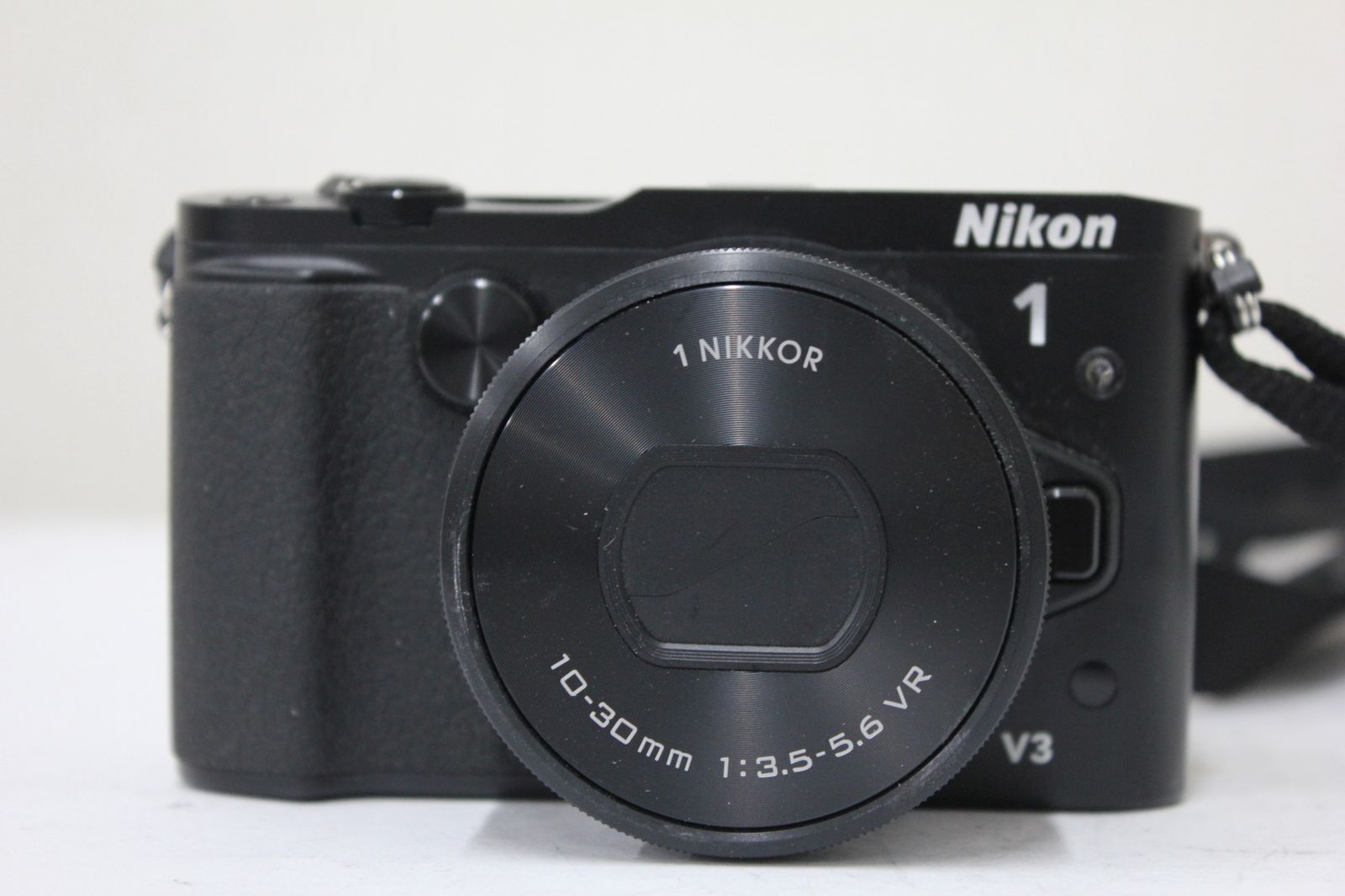 返品保証】 【元箱付き】ニコン Nikon 1 V3 ブラック 1NIKKOR 10-30mm