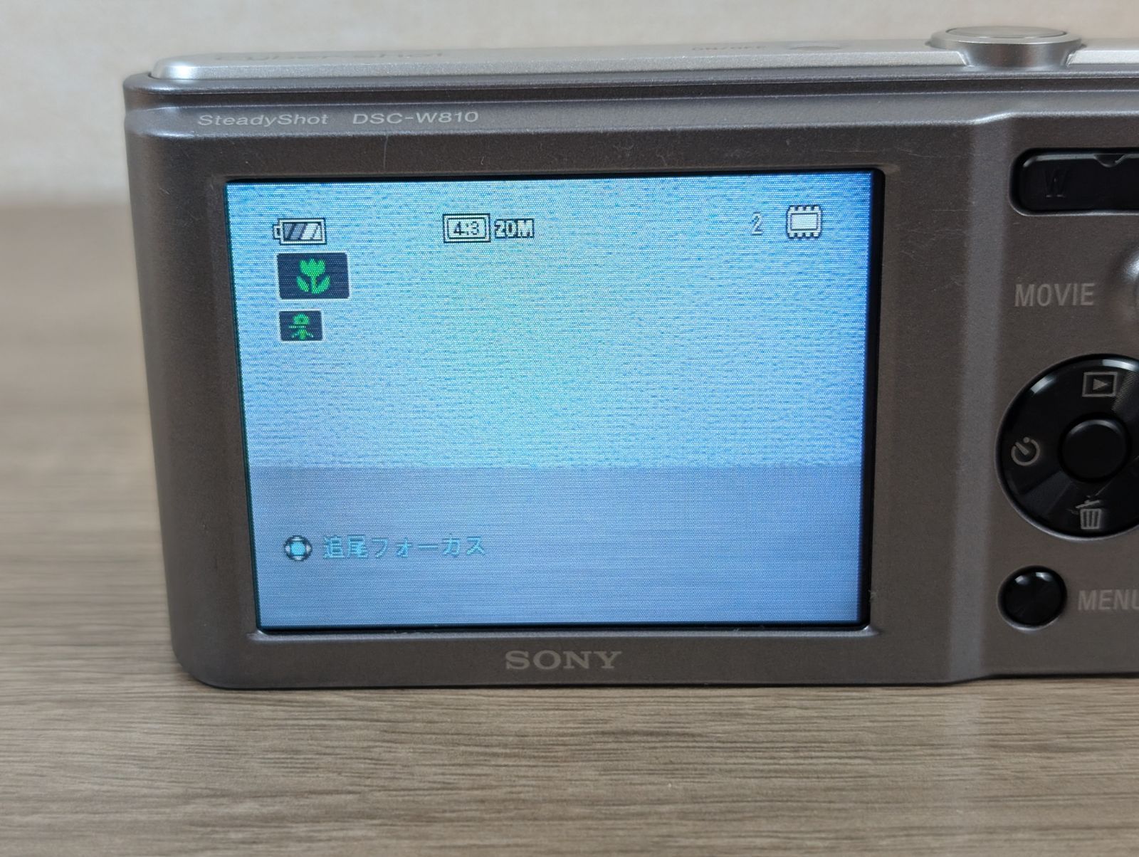 【極美品】SONY Cyber-shot DSC-W810 シルバー　動作確認済 完動品】SONY Cyber-shot DSC-W810 シルバー 動作確認済 2010万画素