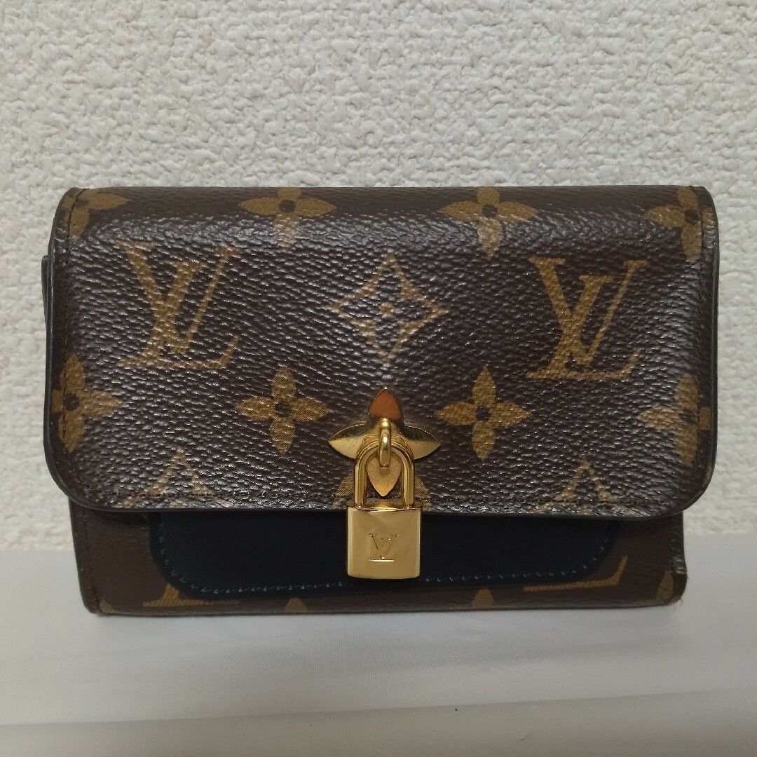 ルイヴィトン 折財布 モノグラム ポルトフォイユ フラワー コンパクト 1985 ルイヴィトン 折財布 モノグラム ポルトフォイユ フラワー コンパクト