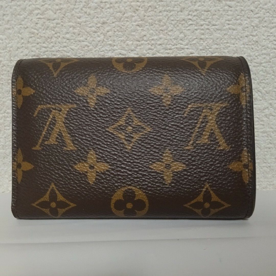 ルイヴィトン 折財布 モノグラム ポルトフォイユ フラワー コンパクト 1985 ルイヴィトンポルトフォイユ フラワー コンパクト 14145 ノワール（黒
