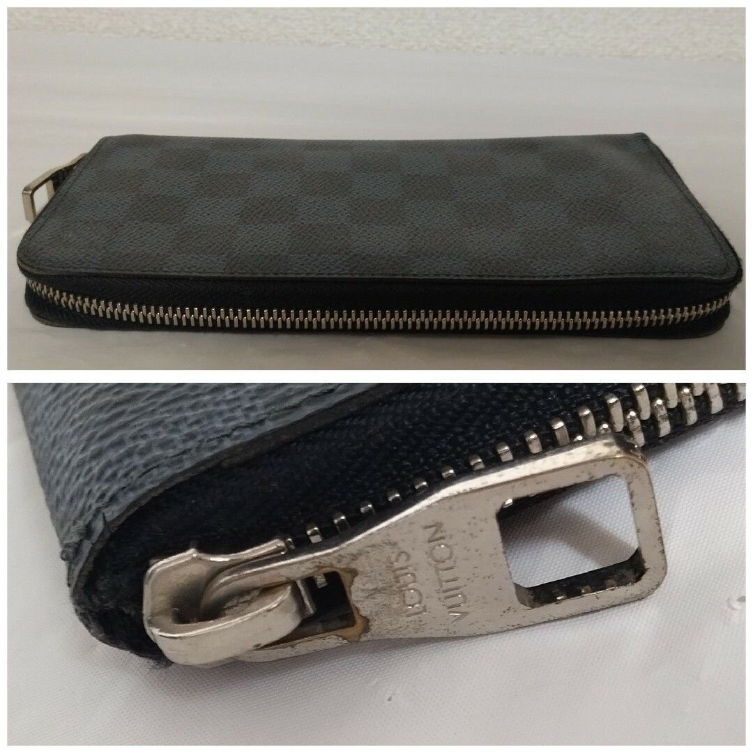 ルイヴィトン ジッピーウォレットヴェルティカル ダミエコバルト