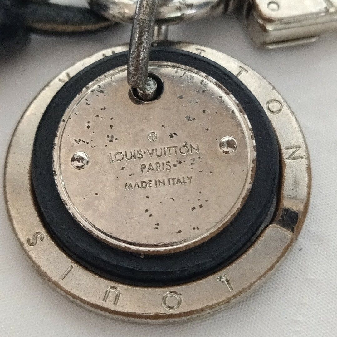 ルイヴィトン レザーロープ ダミエグラフィット キーホルダー M67224