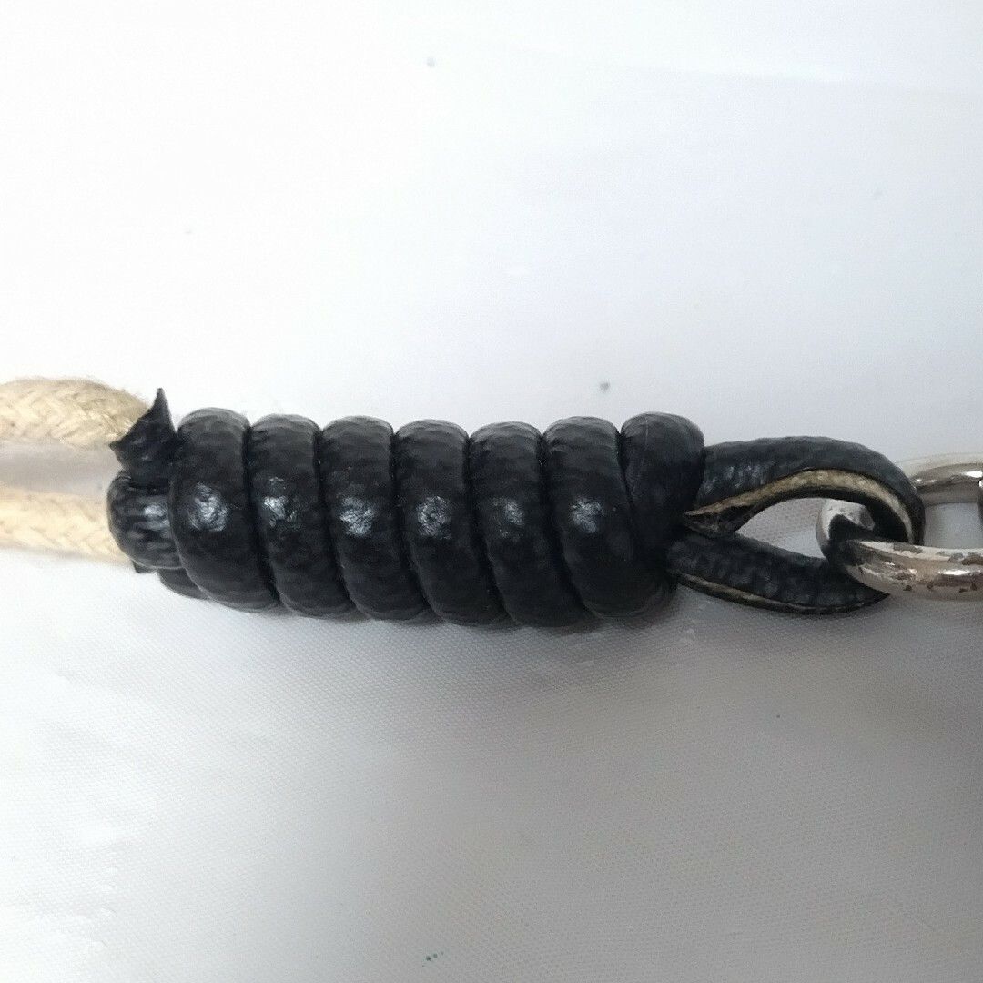 ルイヴィトン レザーロープ ダミエグラフィット キーホルダー M67224