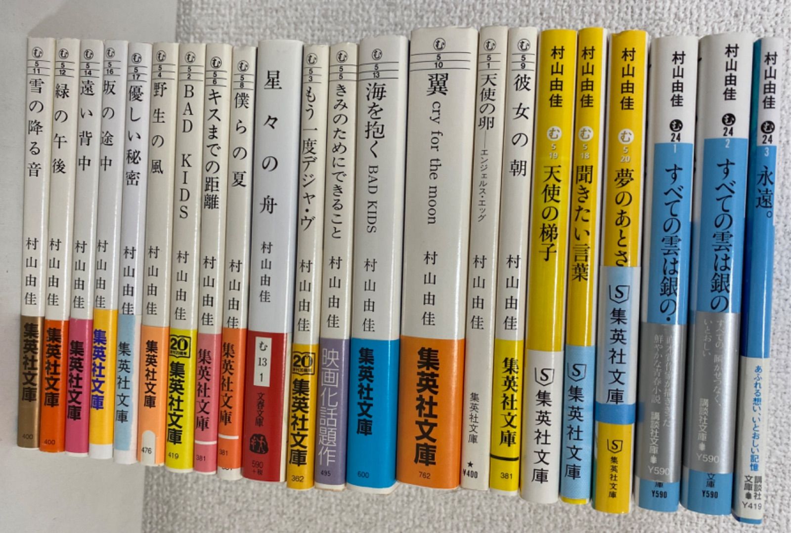 村山由佳】小説 文庫22冊セット 講談社 集英社 - メルカリ