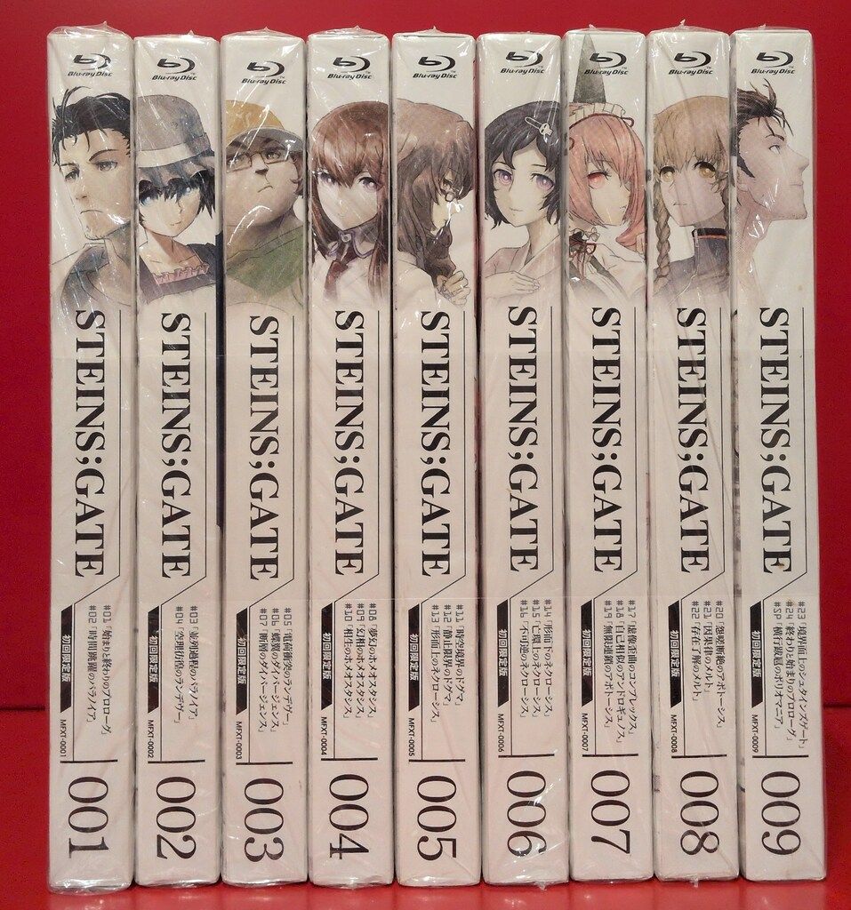 アニメBlu-ray STEINS；GATE 初回限定版全9巻 セット - メルカリ
