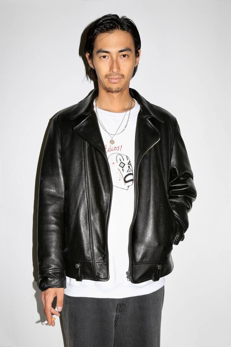 美品 24AW WACKO MARIA ワコマリア LEATHER DOUBLE RIDERS JACKET