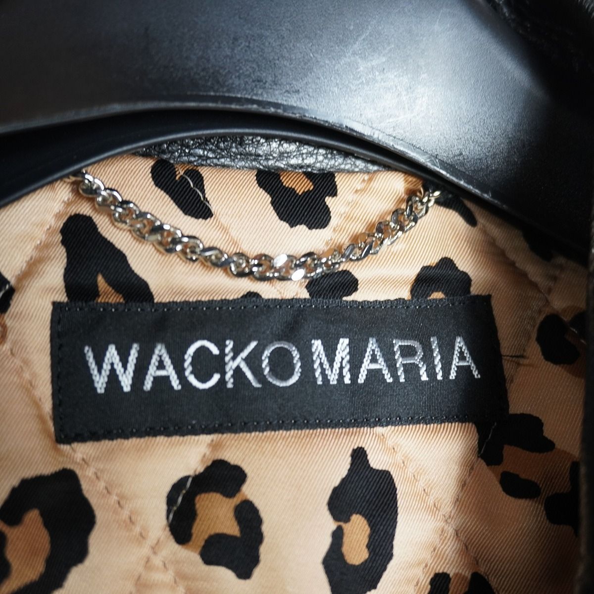 美品 24AW WACKO MARIA ワコマリア LEATHER DOUBLE RIDERS JACKET 
