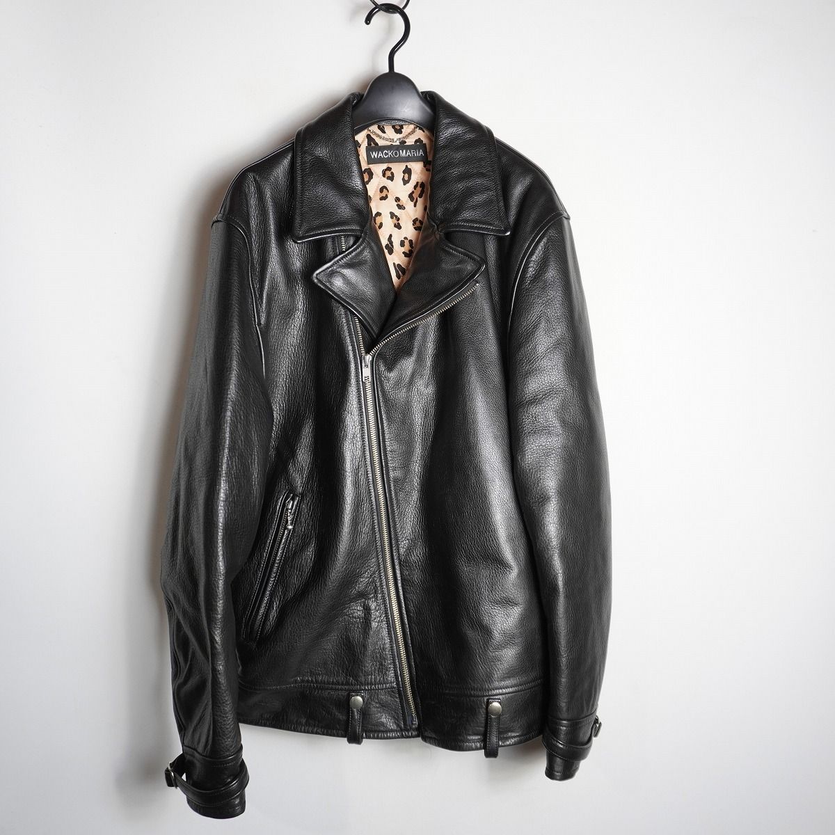 美品 24AW WACKO MARIA ワコマリア LEATHER DOUBLE RIDERS JACKET