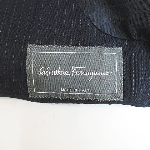 サルヴァトーレフェラガモ Salvatore Ferragamo ストライプ柄 ウール
