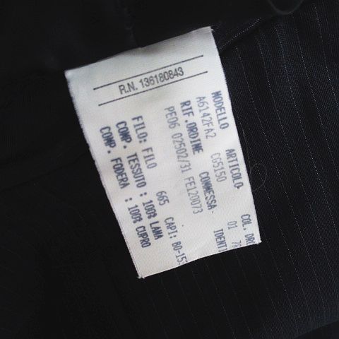 サルヴァトーレフェラガモ Salvatore Ferragamo ストライプ柄 ウール