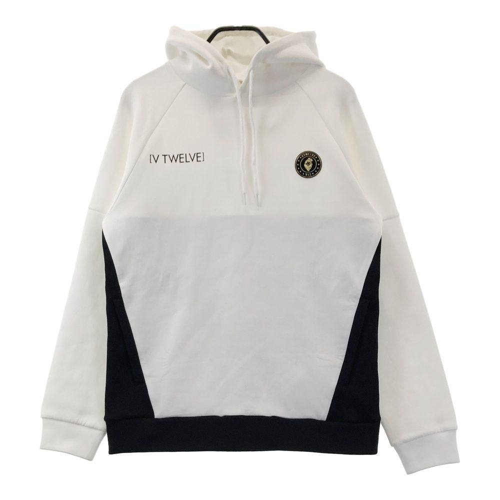 サイズ：L V12 ヴィトゥエルヴ 2024年モデル 長袖パーカー ホワイト系