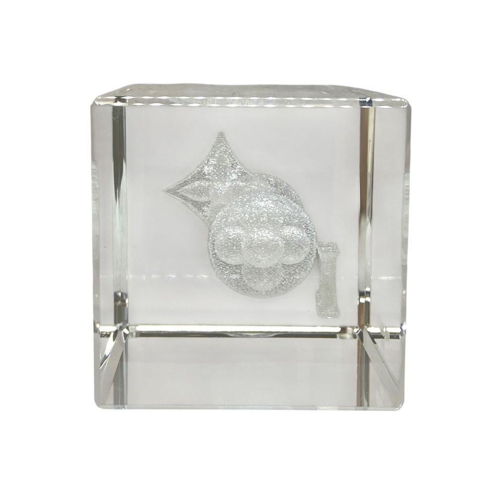 ルイヴィトン ペーパーウェイト モノグラム クリスタル オブジェ 置物