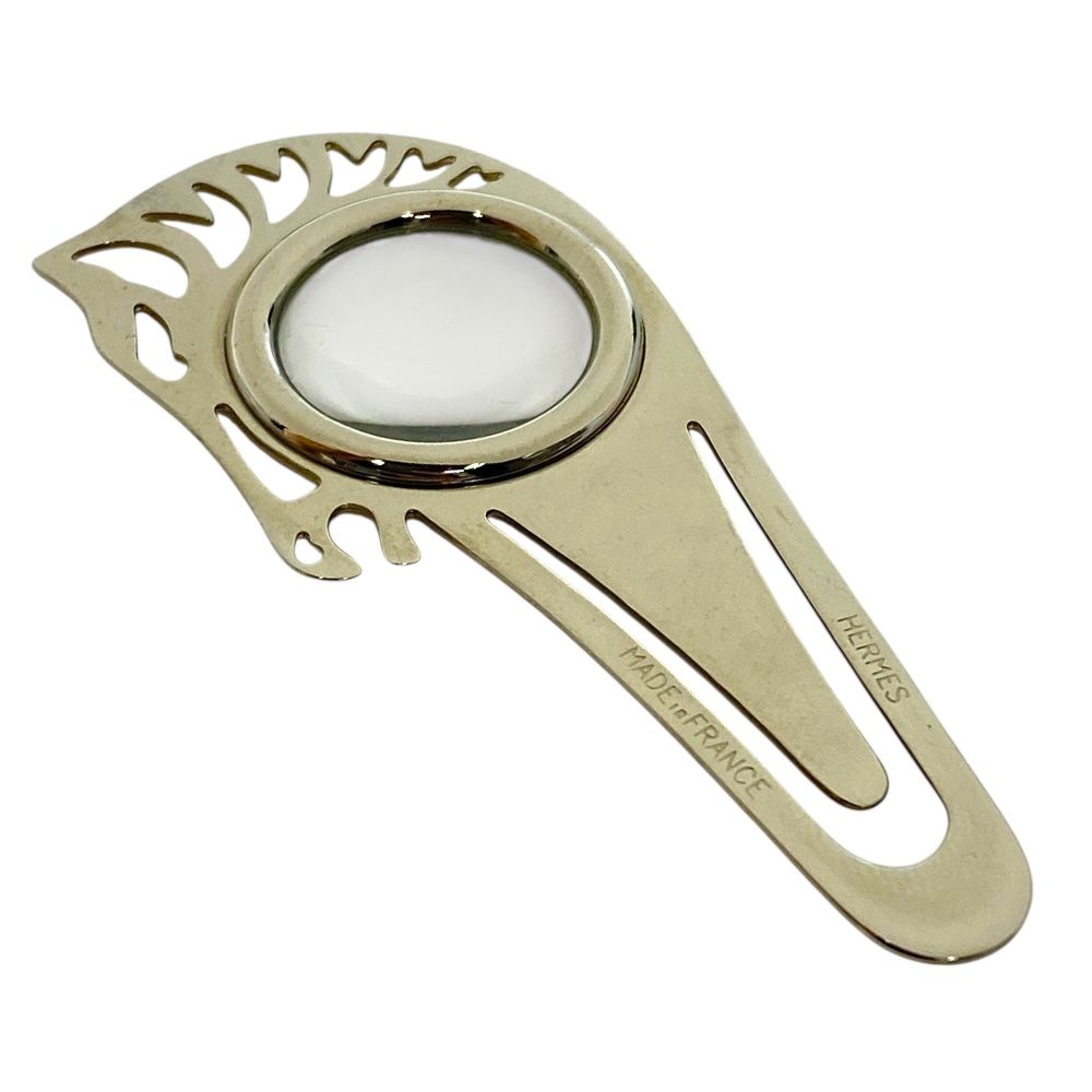 エルメス シュバル ルーペ 拡大鏡 ブックマーカー しおり 馬 ホース