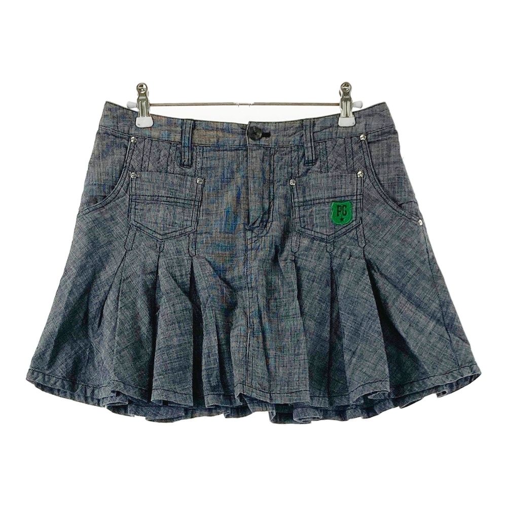 サイズ：1 PEARLY GATES パーリーゲイツ プリーツスカート グレー系