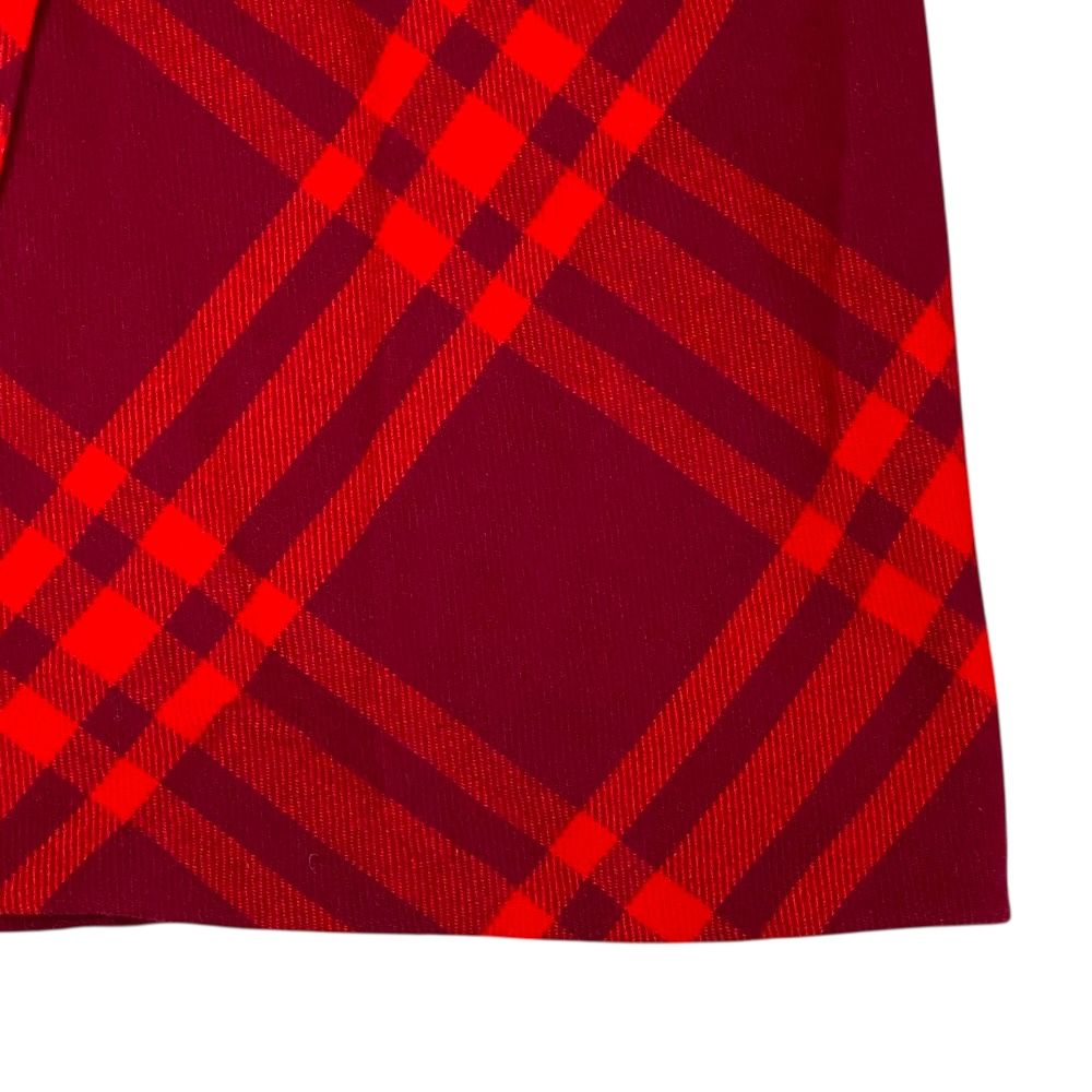 未使用 バーバリー チェック ラップスカート ボトムス スカート ひざ丈