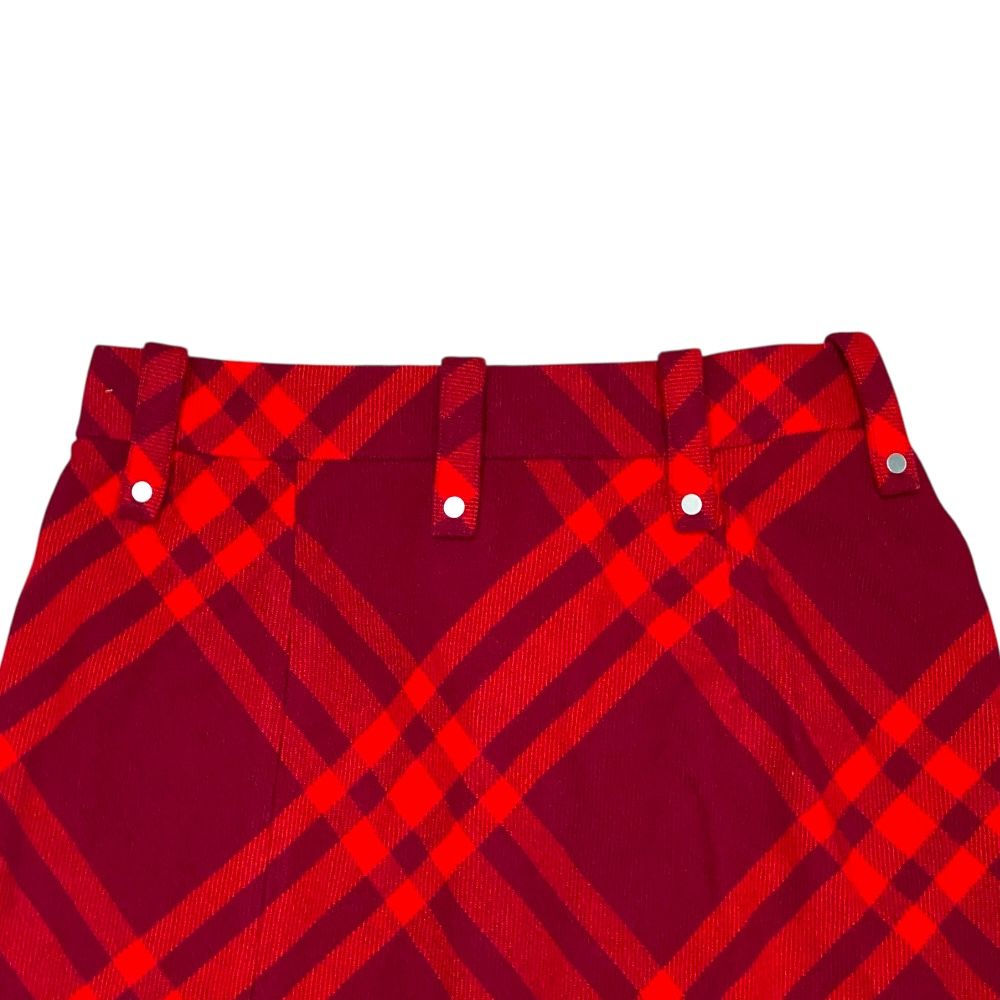 未使用 バーバリー チェック ラップスカート ボトムス スカート ひざ丈