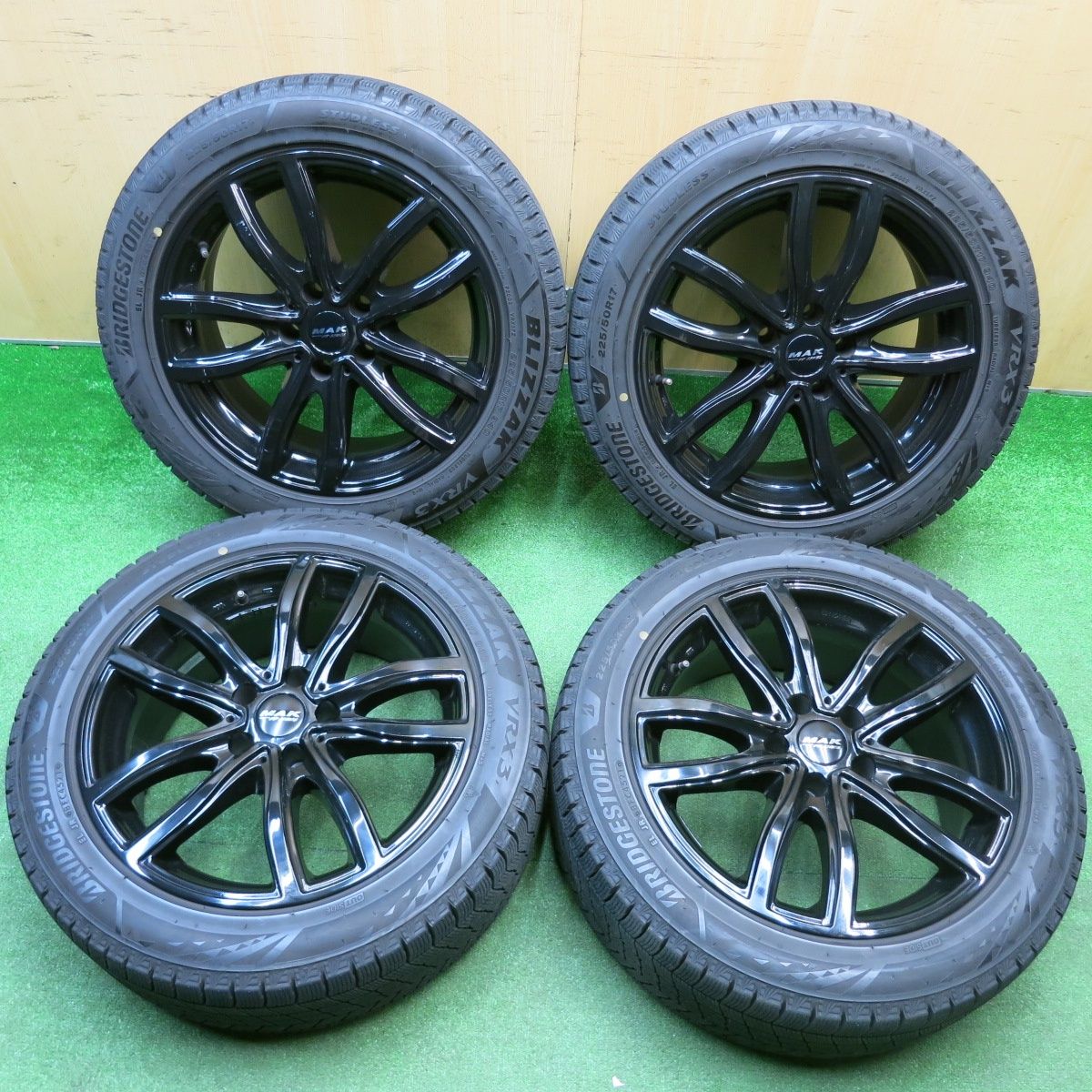 MAK ファー 7.5J 17インチ +30 5H 112 & VRX2 225/50R17 94Q 20年製 