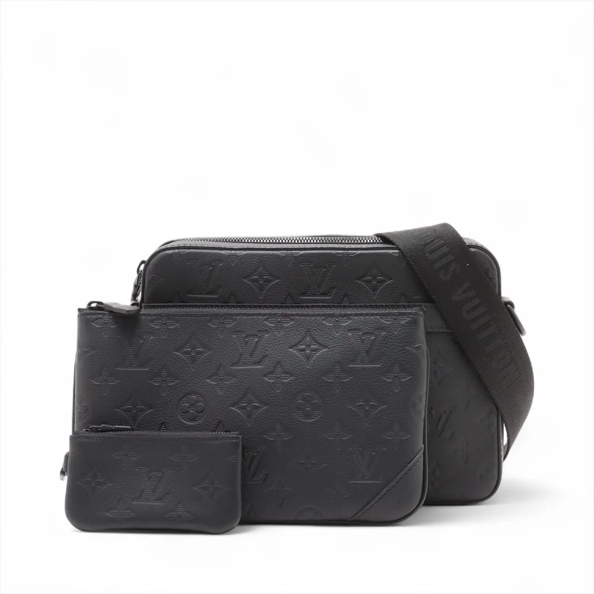 N（新品）ルイヴィトン LOUIS VUITTON モノグラム シャドウ トリオ