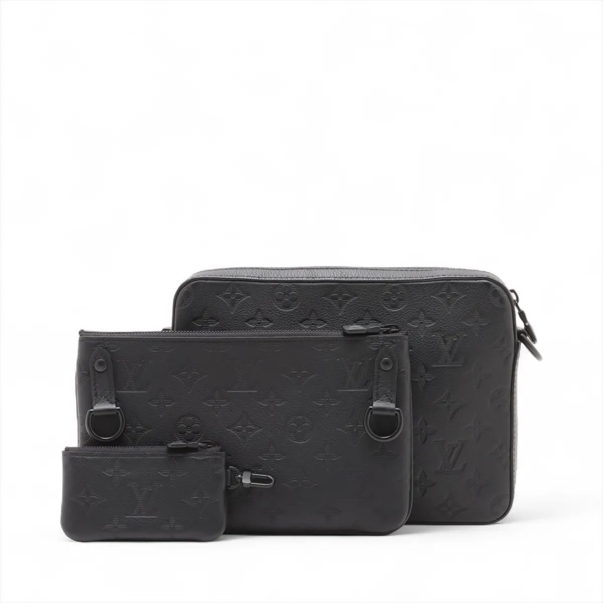 N（新品）ルイヴィトン LOUIS VUITTON モノグラム シャドウ トリオ