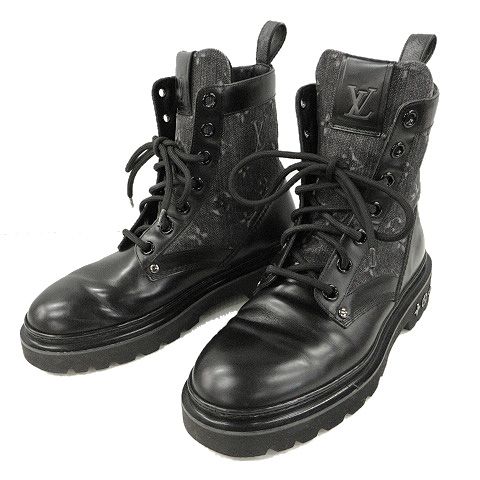 ルイヴィトン LOUIS VUITTON LV レンジャー アンクルブーツ モノグラム