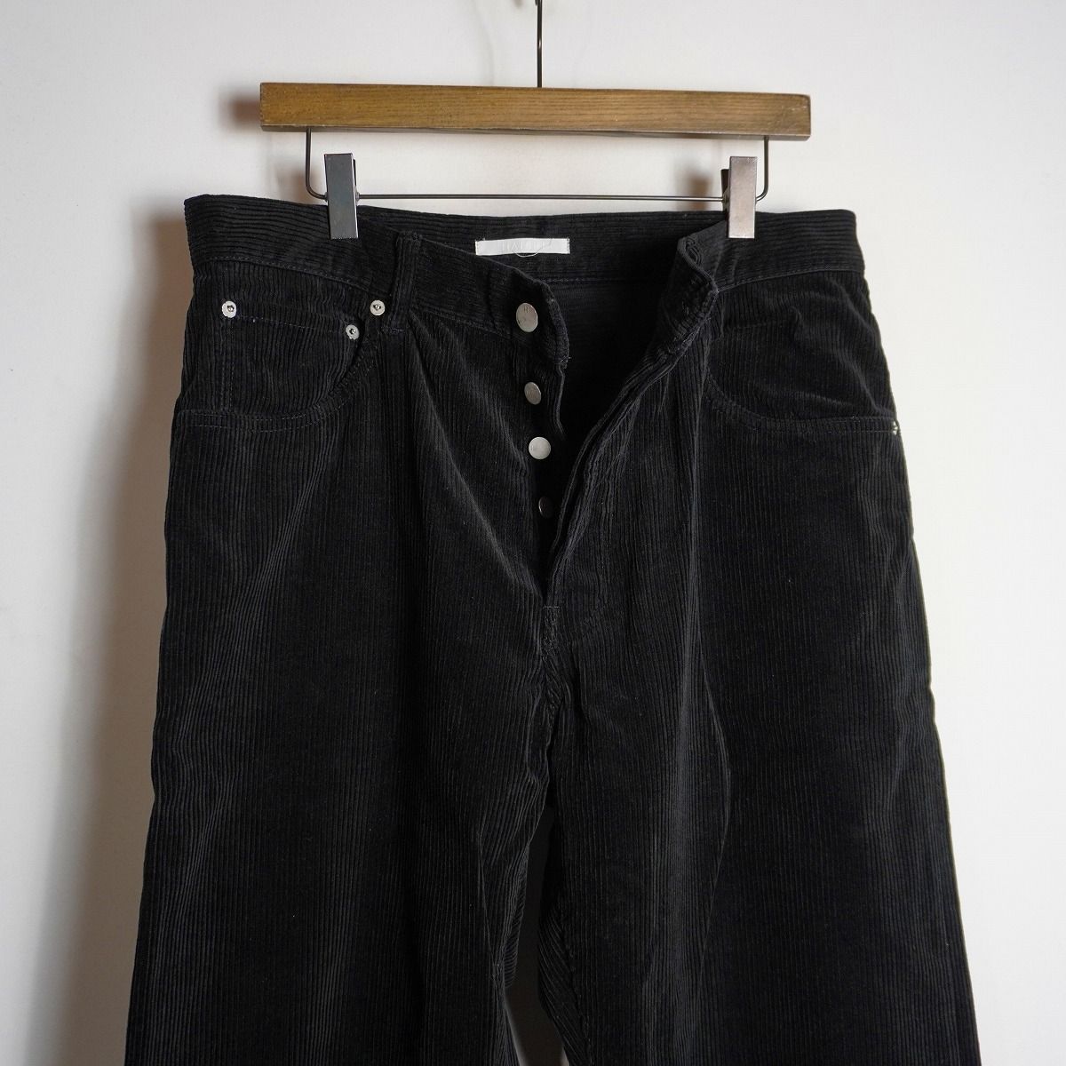美品 HATSKI ハツキ Wide Tapered Corduroy Pants ワイド テーパード
