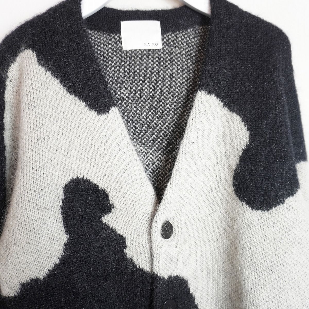 美品 KAIKO カイコー KAIKO COW KNIT MOHAIR CARDIGAN モヘア ウール 