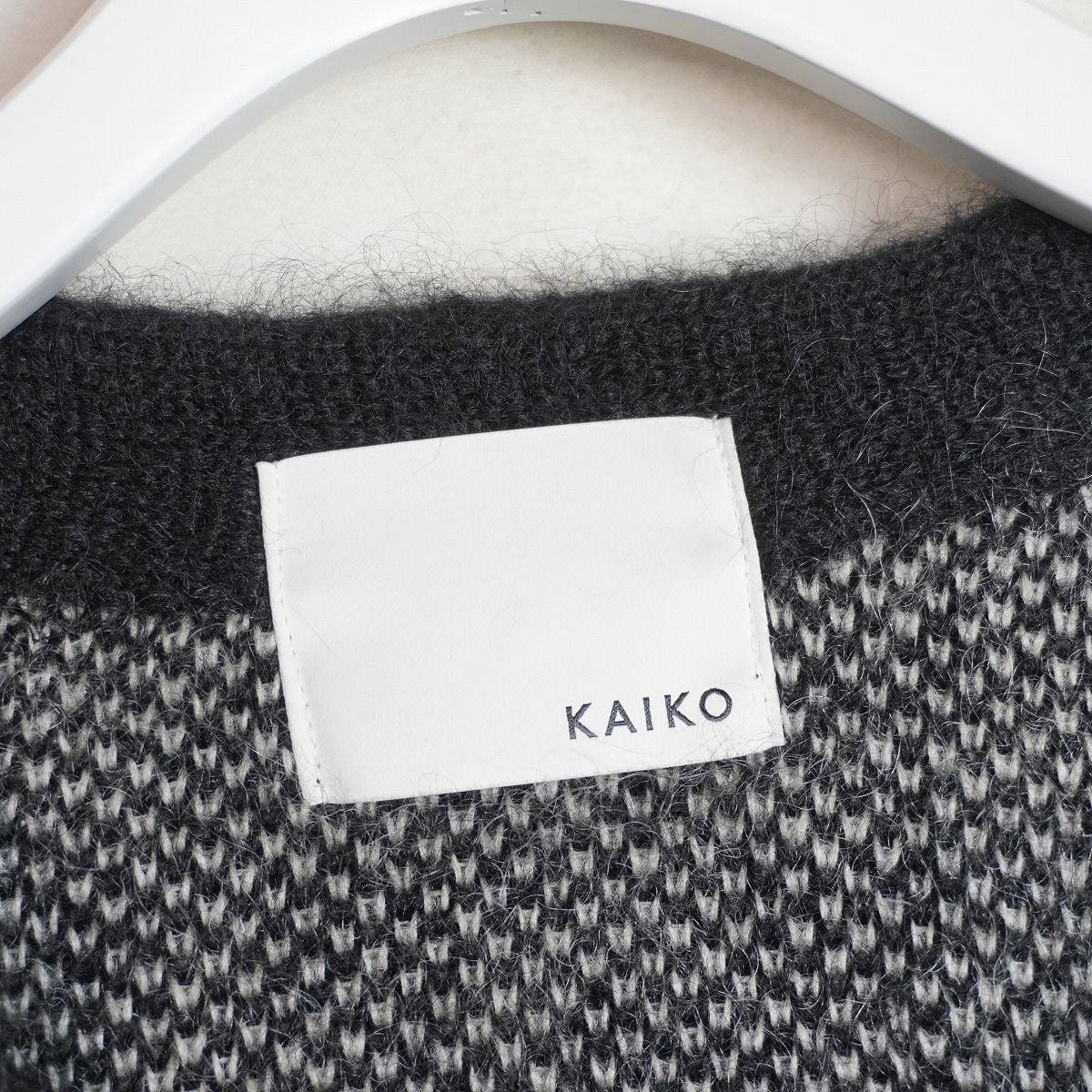 KAIKO カイコー 牛柄 cow モヘア ニット カーディガン L 【公式通販】
