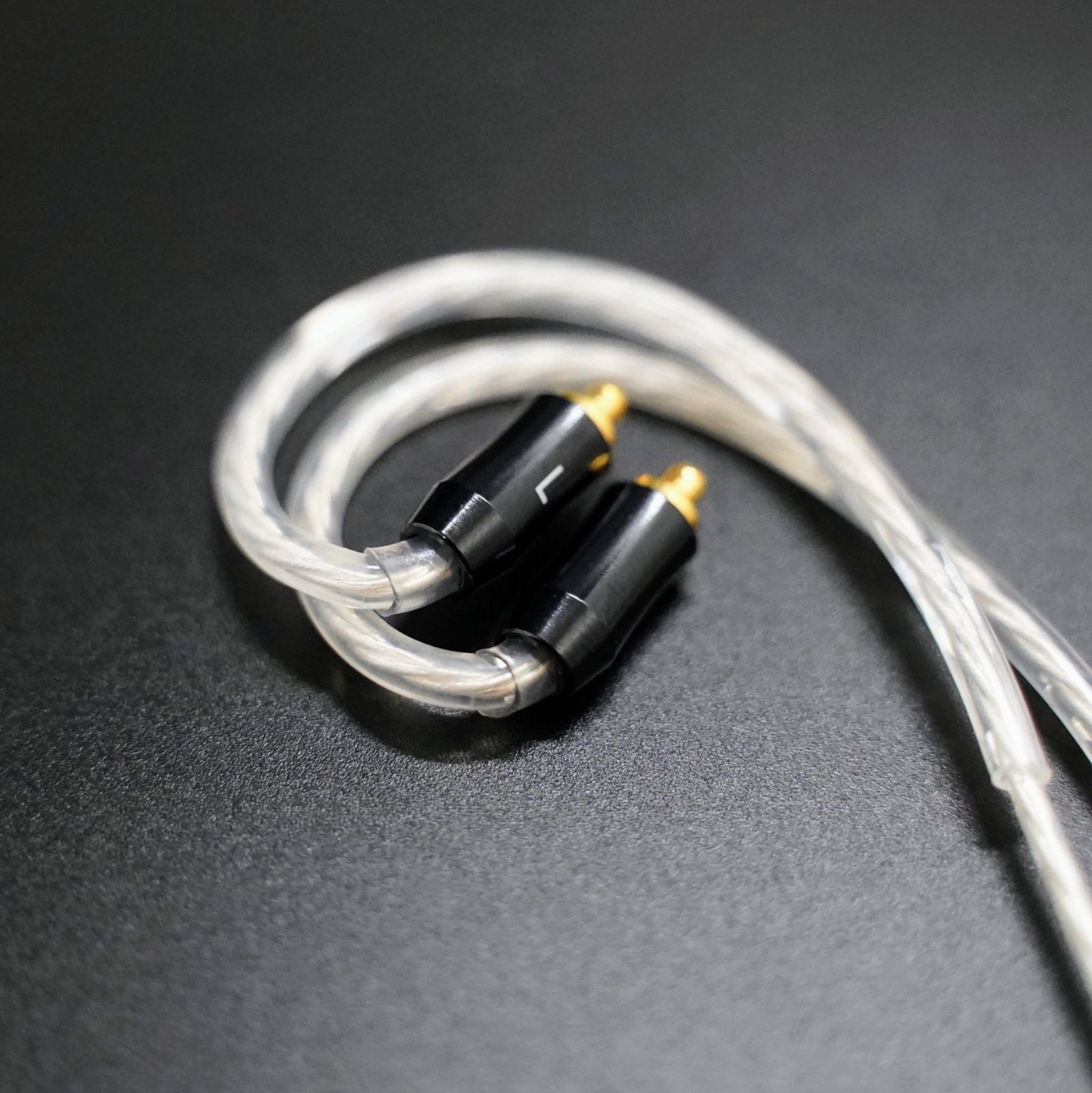 7N 超冷凍製単結晶銅銀メッキ最高スペックケーブルIE900用/4.4mm L字