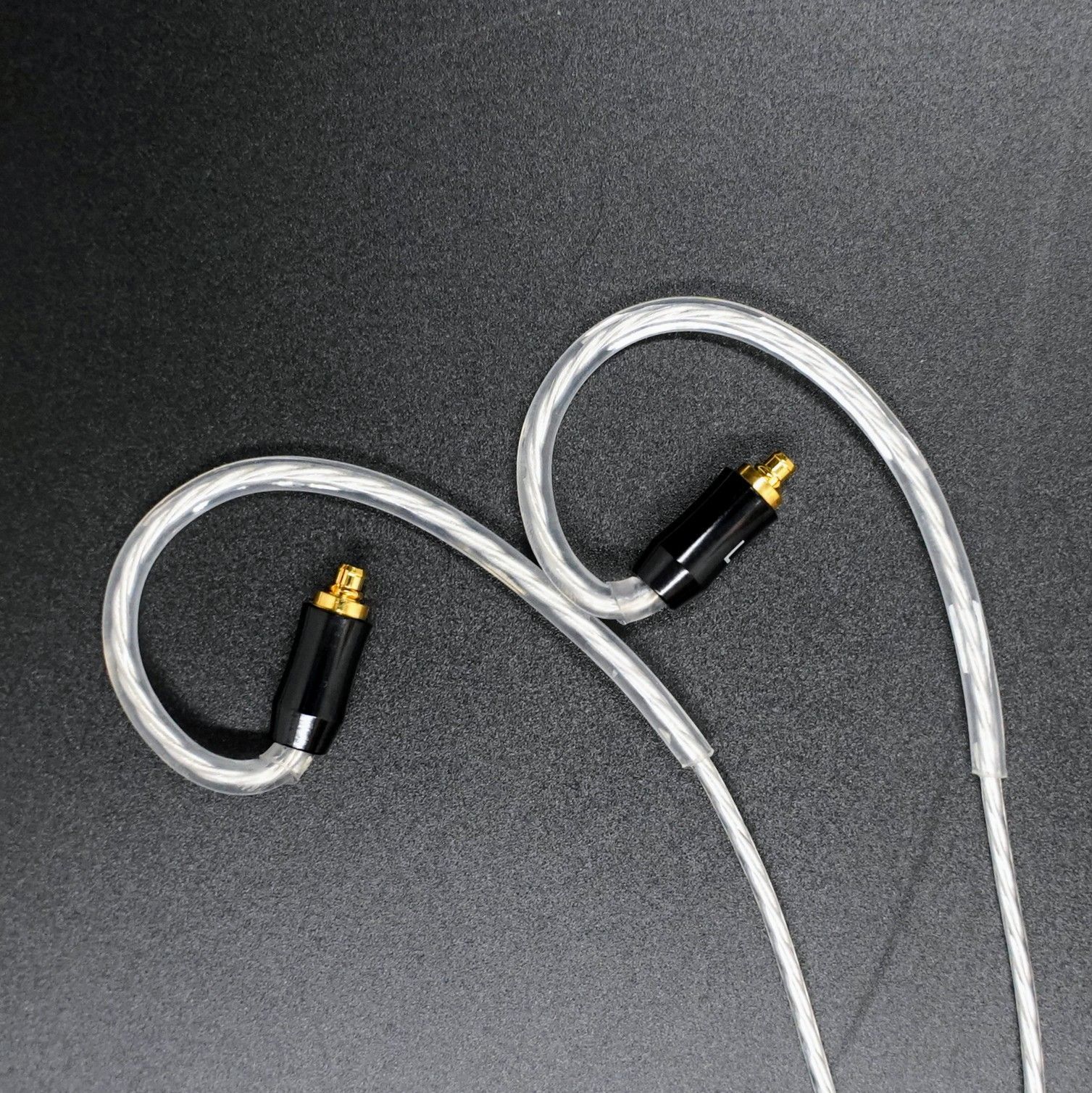 7N 超冷凍製単結晶銅銀メッキ最高スペックケーブルIE900用/4.4mm L字