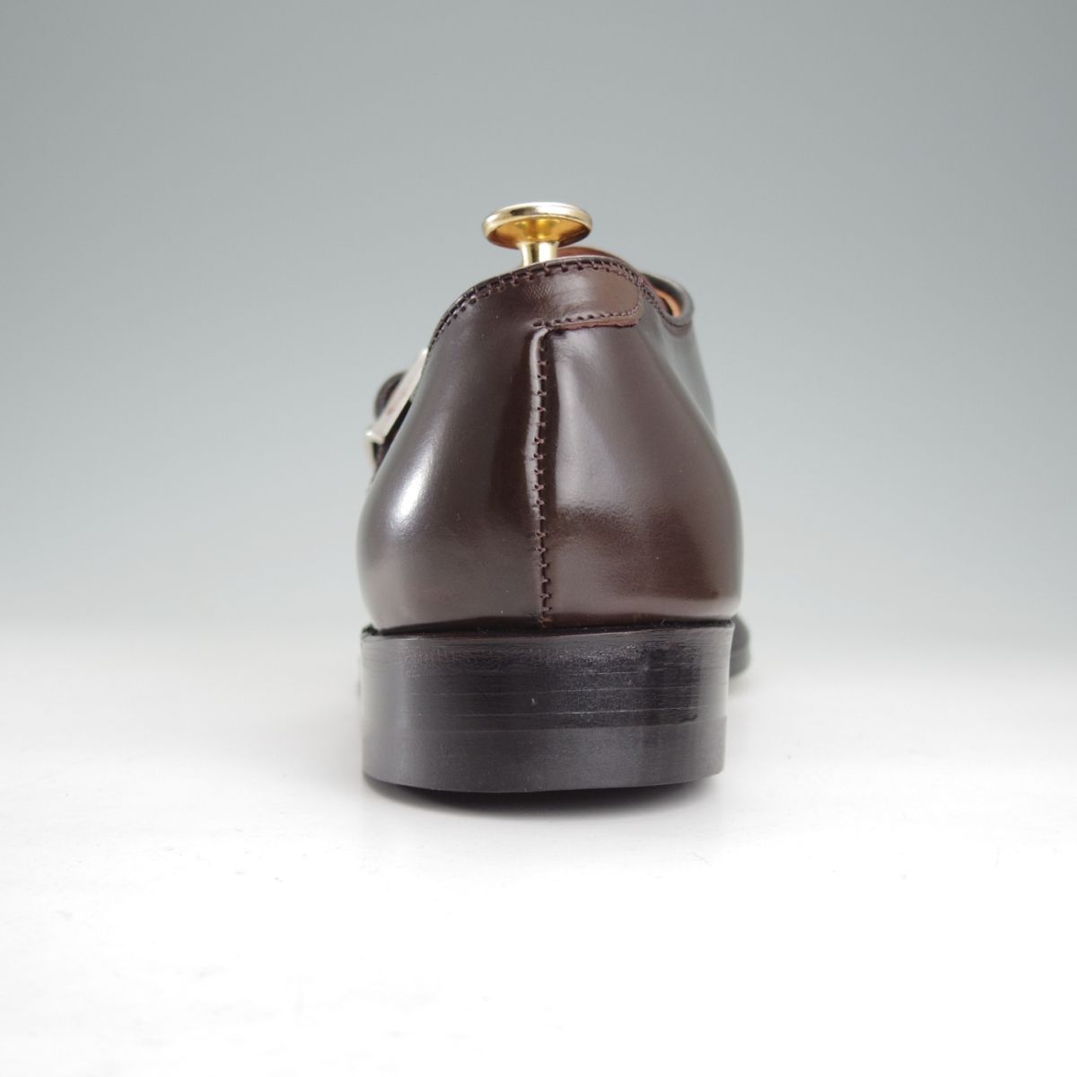 【美品】Alden N9001 モンクストラップ シェルコードバン シガー 未使用☆オールデン 8D【貴重☆シガー色/コードバン/N9001】モンク