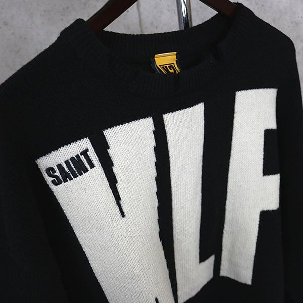 Saint Michael 銀座店 セントマイケル×The KLF KLF_CREW NECK KNIT