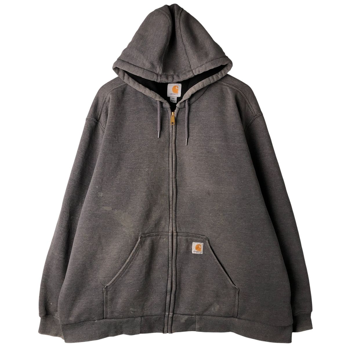 古着 カーハート Carhartt スウェットフルジップパーカー メンズXXL 