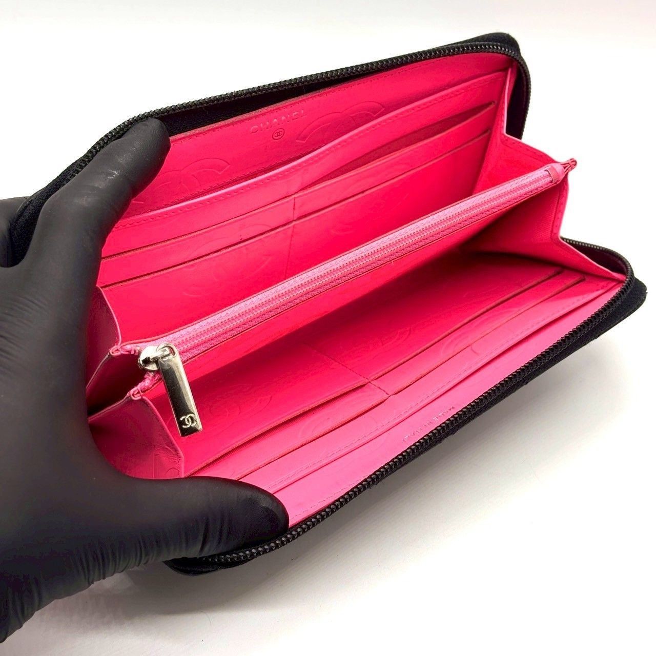 CHANEL シャネル　カンボンラウンドファスナー財布 楽天市場】【財布】CHANEL シャネル カンボンライン ラウンド