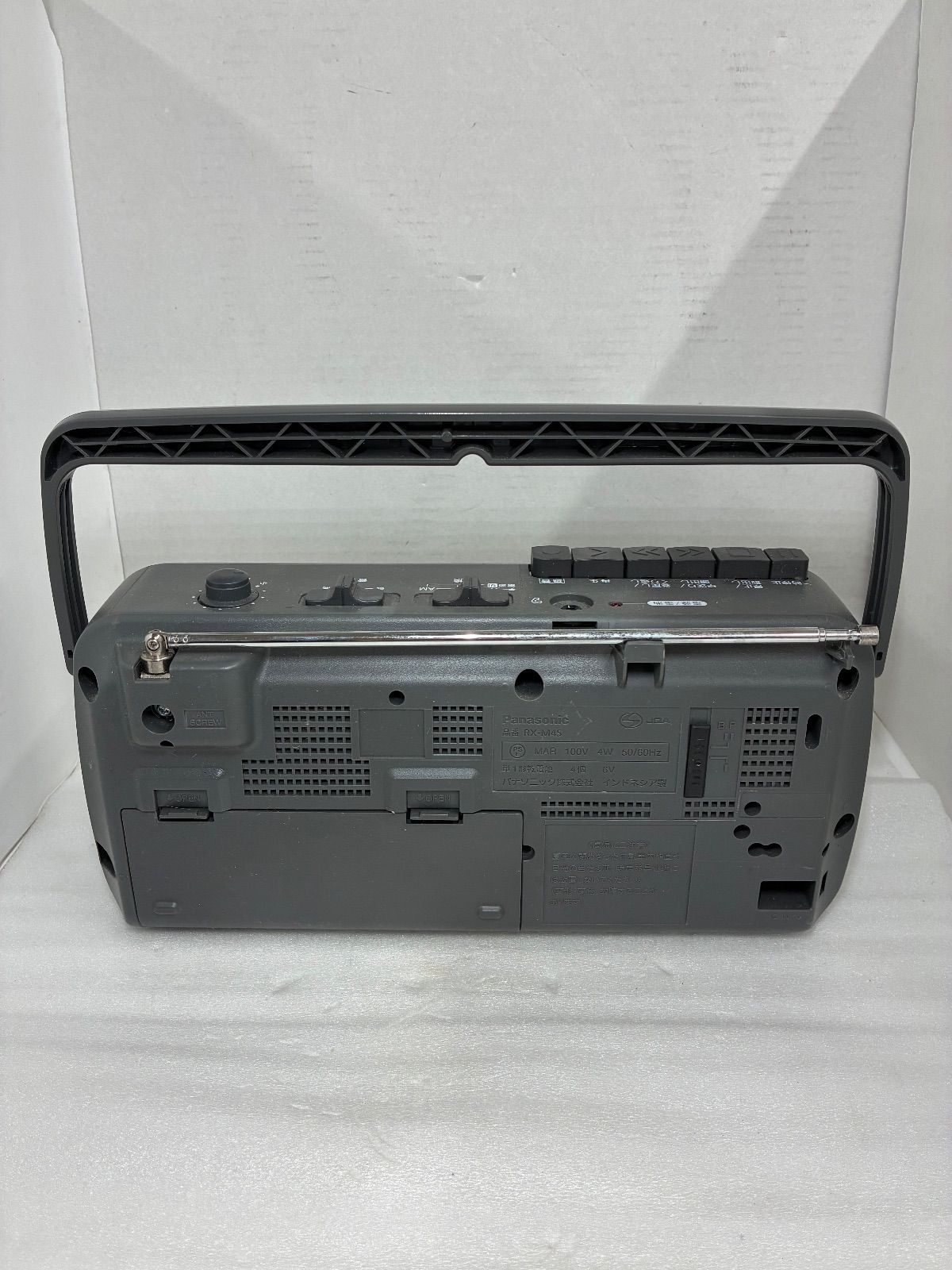 ジャンク Panasonic ラジオカセットレコーダー RX-M45 ラジカセ - メルカリ