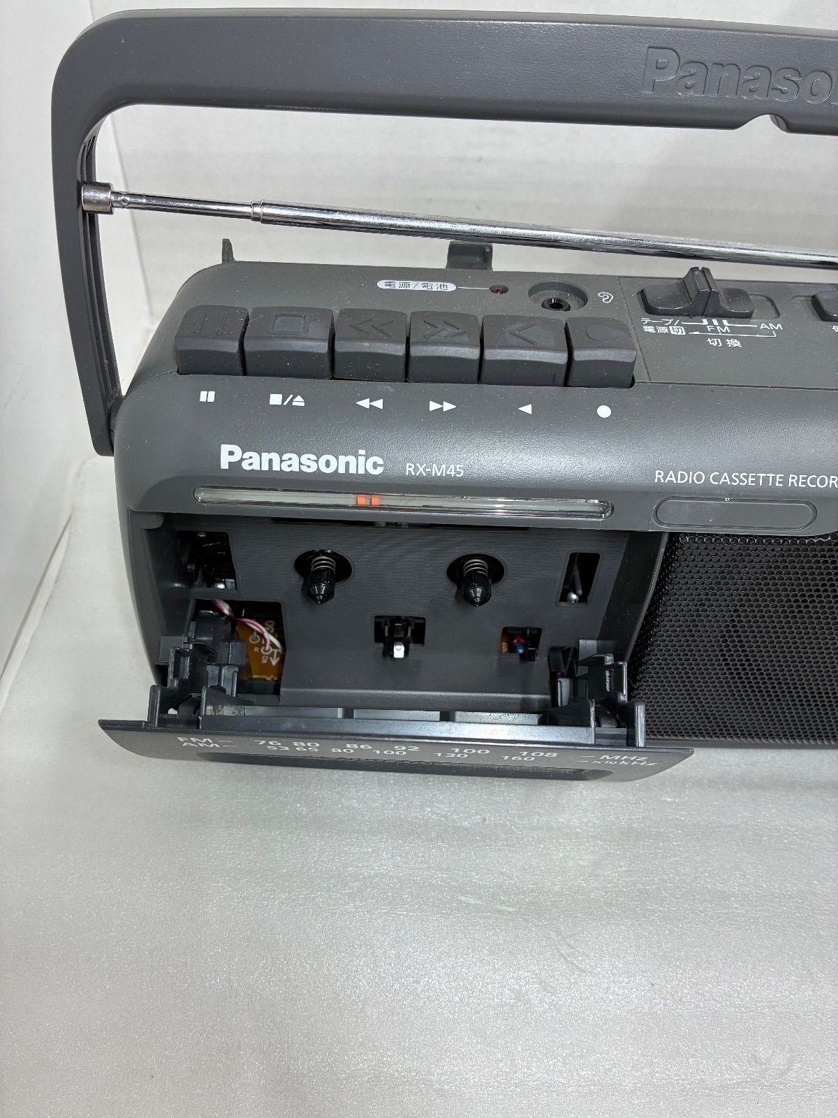 ジャンク Panasonic ラジオカセットレコーダー RX-M45 ラジカセ - メルカリ