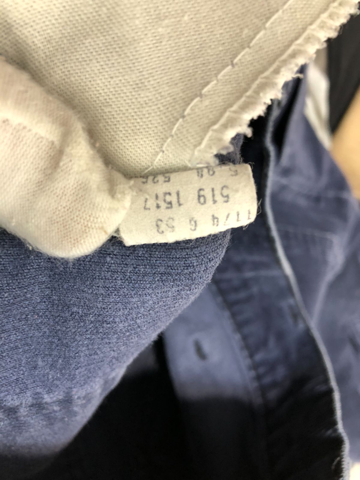 532172 LEVI'S 519 1517 ボタン裏536 コーデュロイ パンツ 白タブ
