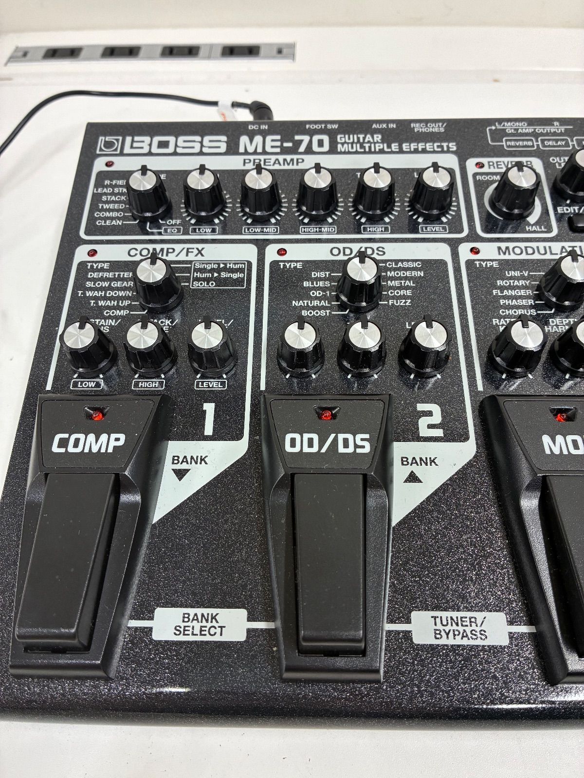 BOSS ME-70 マルチエフェクター ケース付き - メルカリ