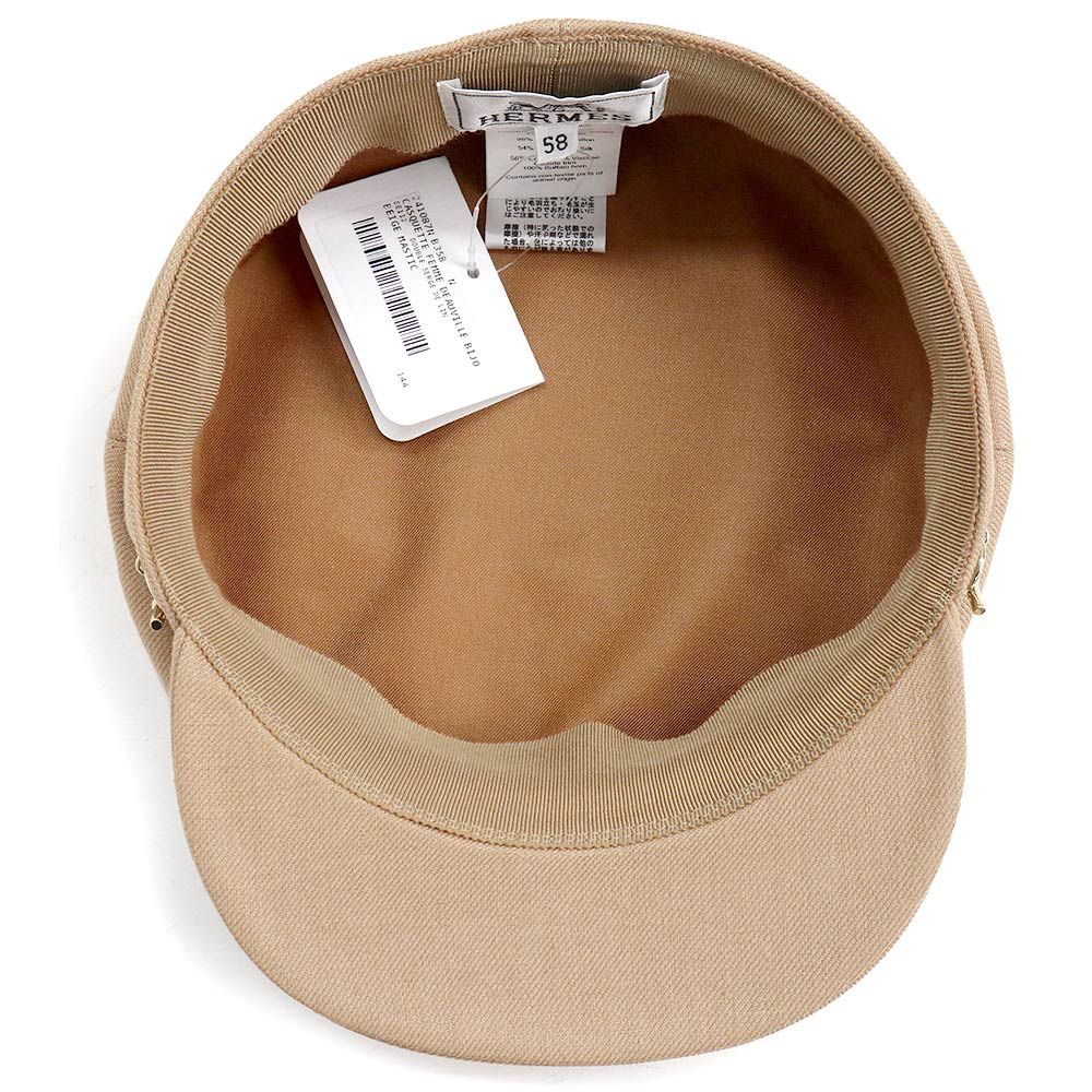 本日限定価格　HERMES キャスケット　ドーヴィルキャップ キャスケット 《ドーヴィル・Hキルト》 - ブルー | Hermès - エルメス