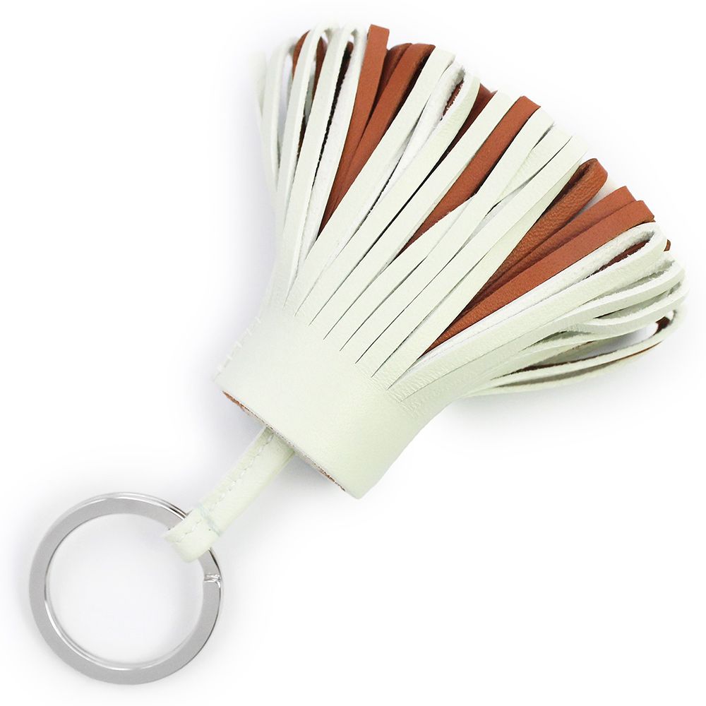 エルメス カルメン トリコロール トリプルカラー キーリング ホルダー