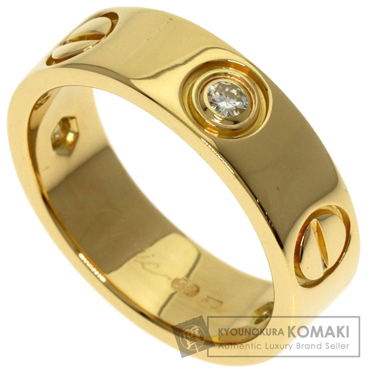 CARTIER カルティエ ラブリング ハーフ ダイヤモンド #49 リング・指輪