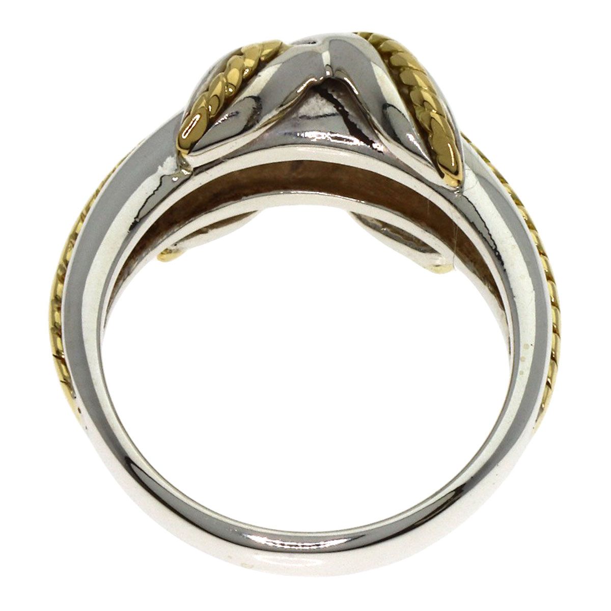 TIFFANY&Co. ティファニー シグネチャークロス リング・指輪 SV K18YG