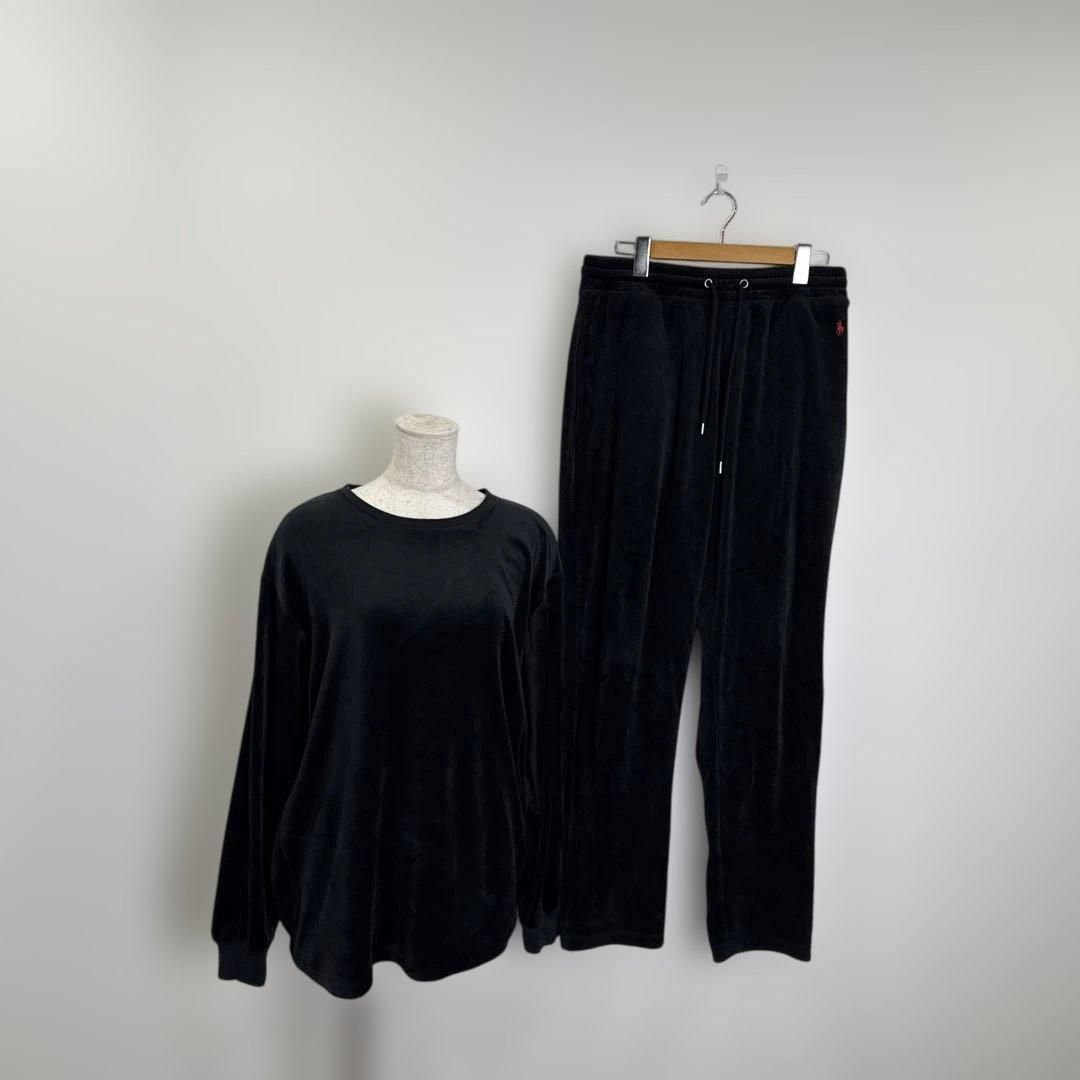 R00277 Polo Ralph Lauren ベロアセットアップルームウェア - メルカリ