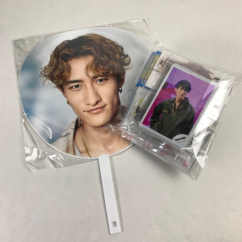 中古品】 Snow Man スノーマン 岩本照 グッズ まとめ うちわ アクスタ