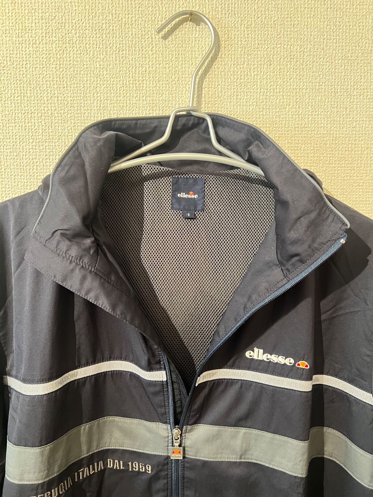ウィンドブレーカー ellesse エレッセ ナイロジャケット メンズ S