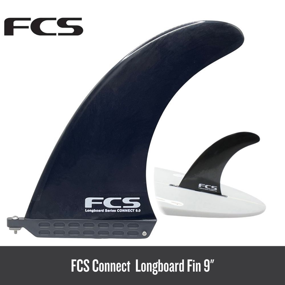 FCS Connect GF Screw & Plate Longboard Fin 9