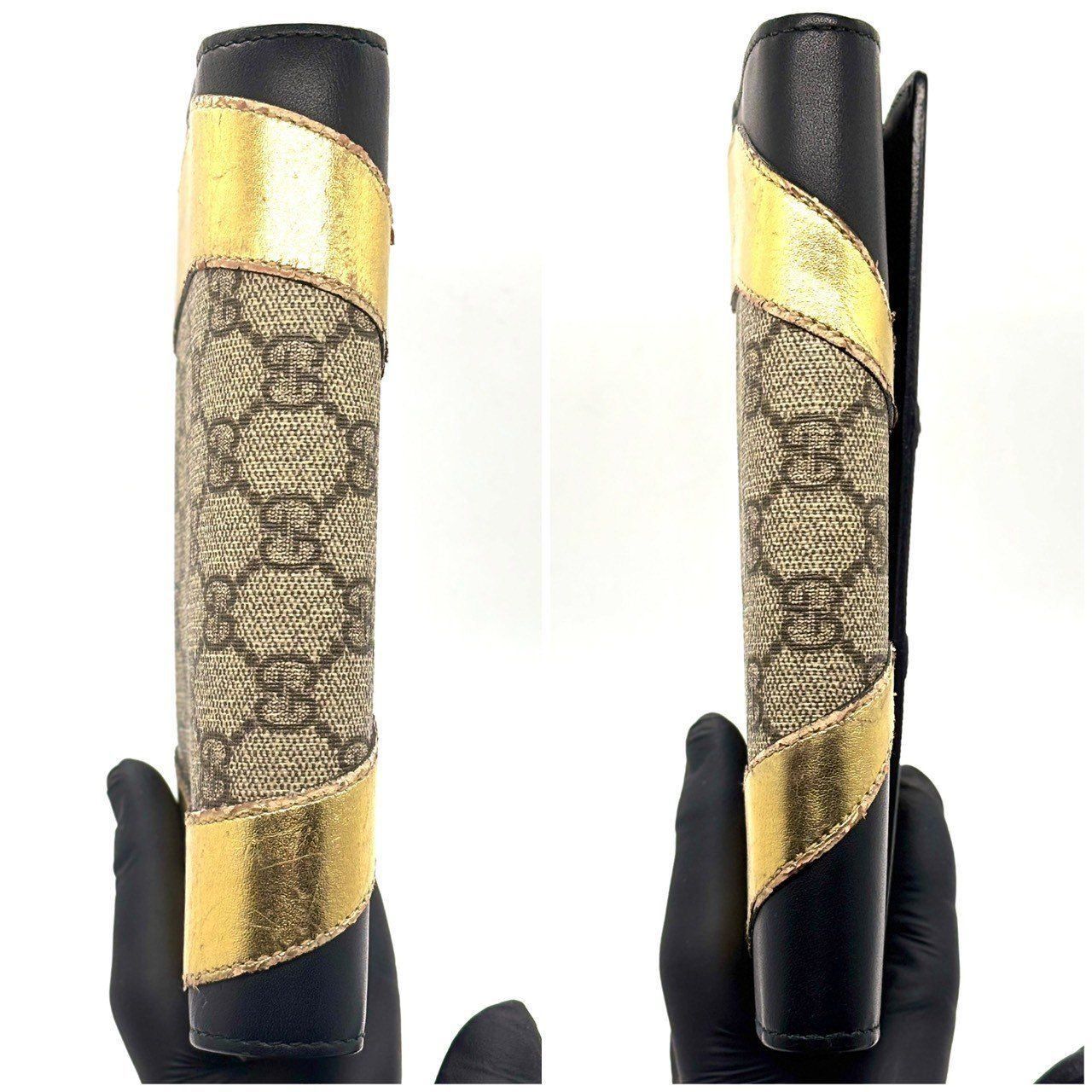 大人の品格を添える✨ GUCCI グッチ 長財布 GGスプリーム フラップ PVC