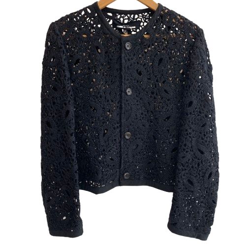 トリココムデギャルソン tricot COMME des GARCONS ノーカラー レース