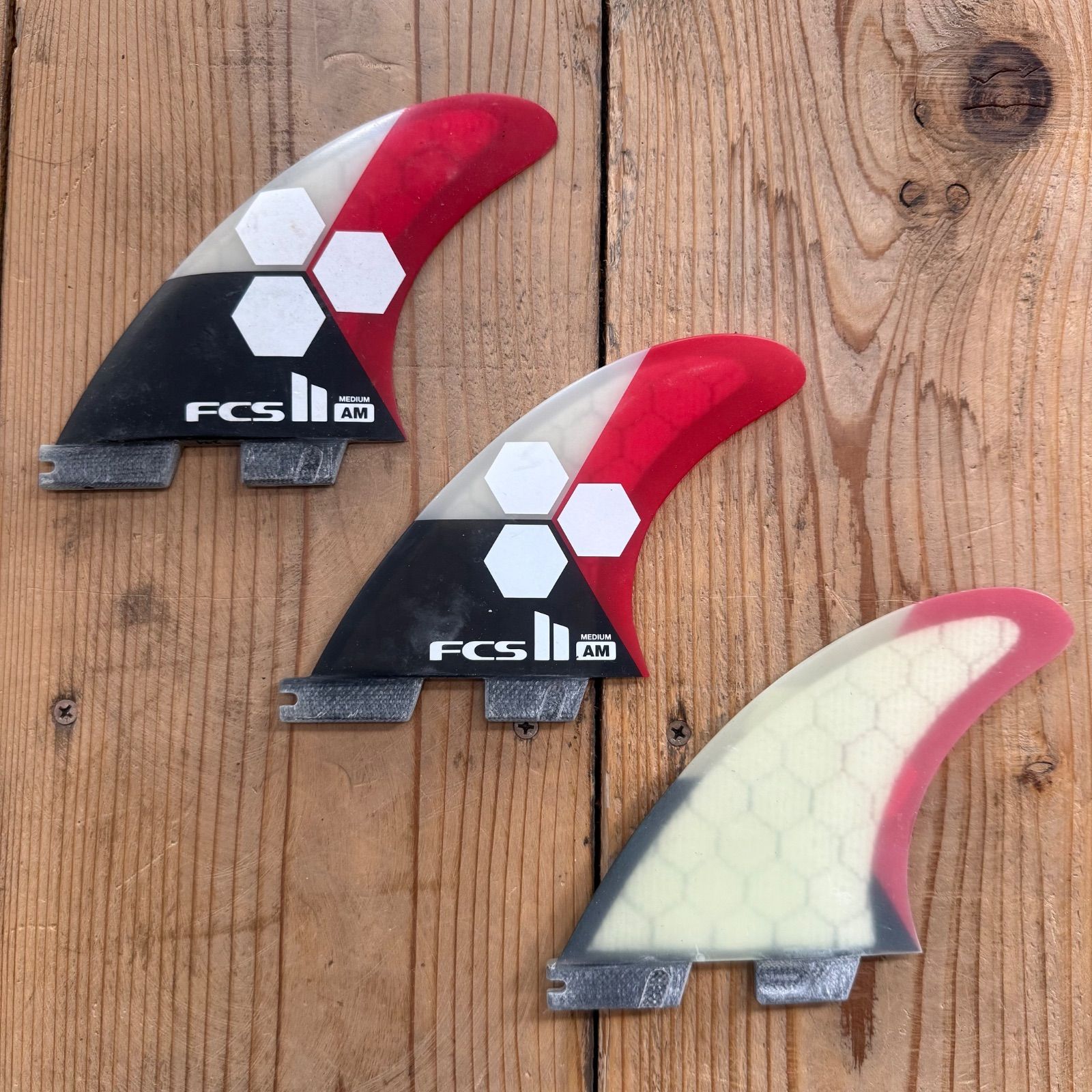 中古品 FCS2 フィン AM AL MERRICK アルメリック トライフィン Mサイズ