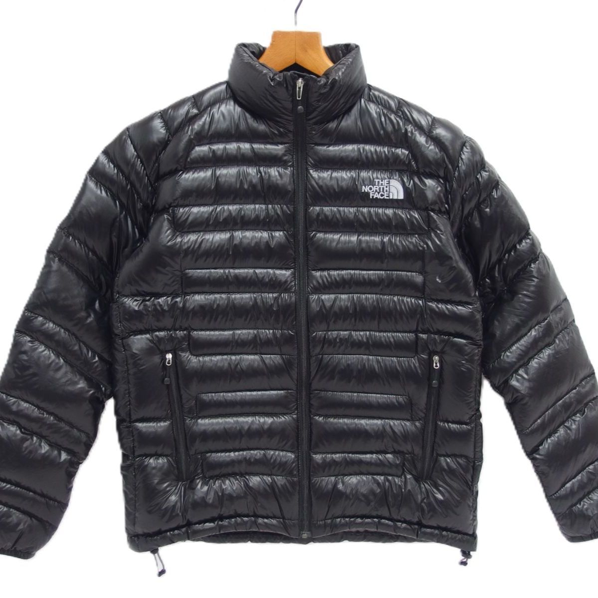 美品★ノースフェイス フラッシュジャケット L 黒 ND18003 ダウン ☆THE NORTH FACE ノースフェイス フラッシュダウンジャケット